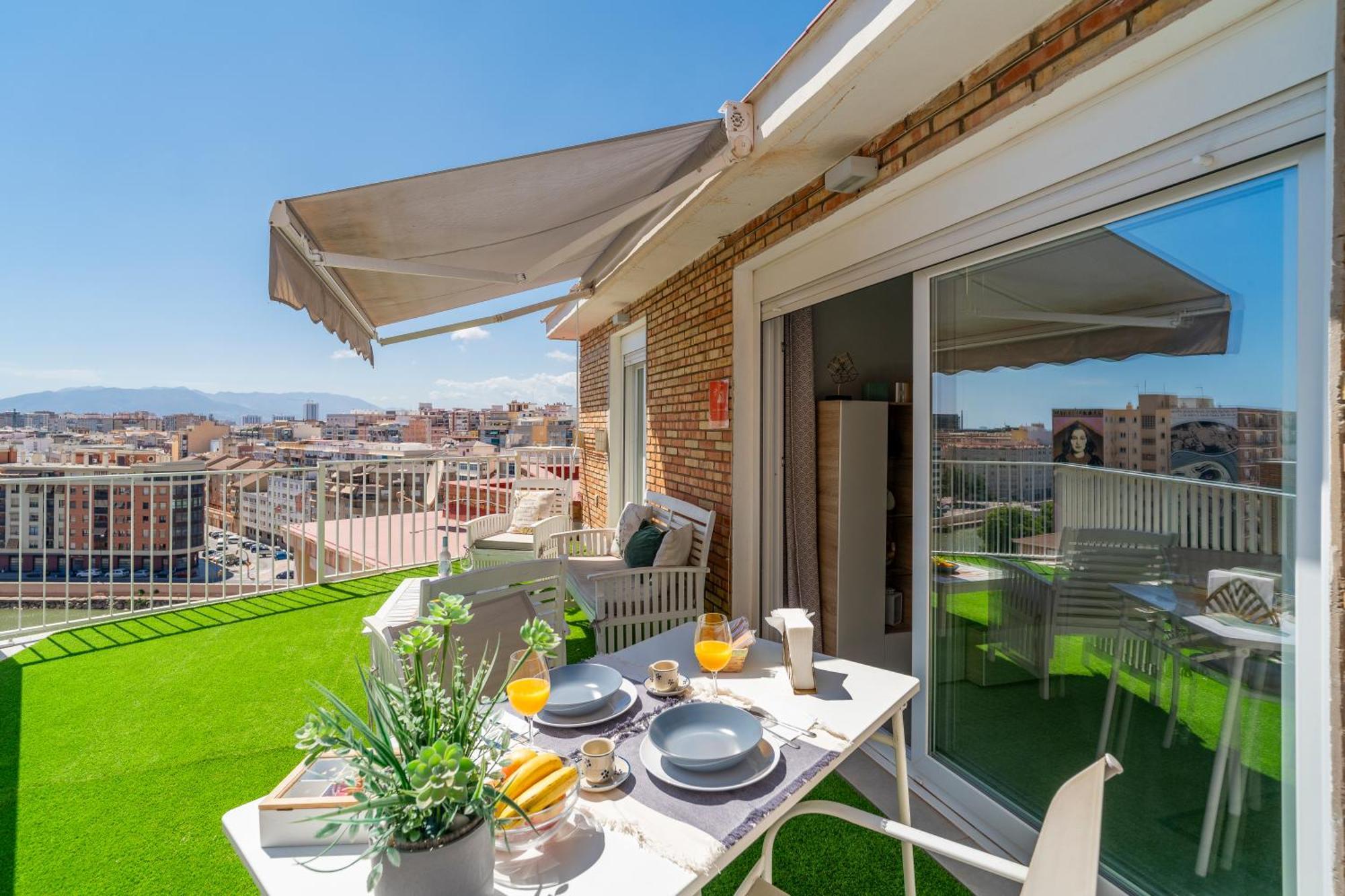Sea Views Penthouse City Center Málaga Esterno foto